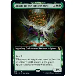 ARASTA OF THE ENDLESS WEB (EXTENDED ART) Theros Beyond Death THB Magic MTG CARD - Image 1