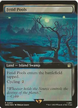 Fetid Pools 494 Rare MTG Universes Beyond: Doctor Who NM/M BBC - Image 1