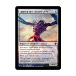 WOTC MtG Rise of the Eldrazi Ulamog Infinite Gyre (MR) EX - Image 1
