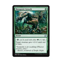WOTC MtG Modern Masters 2015 Mutagenic Growth (U) NM - Image 1