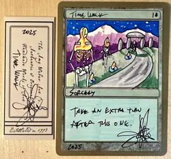 MTG Time Walk Altered San Francisco 2004 World Championships Amy WEBER - Image 1