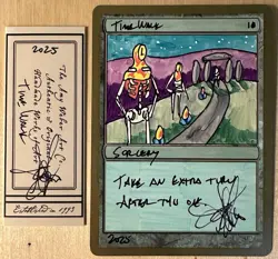 MTG Time Walk Altered San Francisco 2004 World Championships Amy WEBER - Image 1