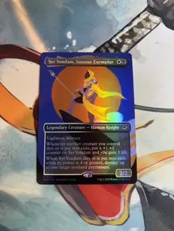 Syr Vondam, Sunstar Exemplar (Borderless Foil) Rare MTG Edge of Eternities EOE - Image 1