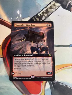 MTG - Warmaker Gunship (Extended Art) - Edge of Eternities NM/M Condition EOE - Image 1