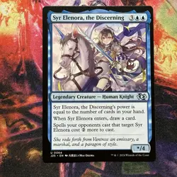 Syr Elenora, The Discerning (Anime) - MTG Foundations Jumpstart NM - Image 1