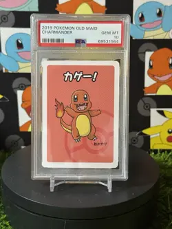2019 POKEMON OLD MAID CHARMANDER PSA 10 - Image 1