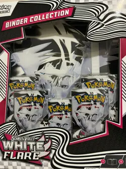 Pokemon TCG - Scarlet & Violet - White Flare Binder Collection Box - Image 1