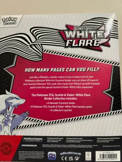 Pokemon TCG - Scarlet & Violet - White Flare Binder Collection Box - Image 4