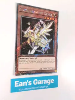 YuGiOh Satellarknight Deneb 1st Edition RA04-EN227 Platinum Secret Rare - MN - Image 2