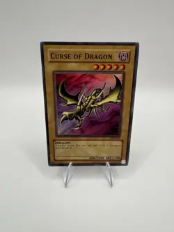 Yu-Gi-Oh! Curse Of Dragon LOB-066 Super Rare Holo Original Print NM/LP Yugioh - Image 1