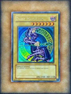 Yugioh Dark Magician SDY-006 Ultra Rare Original Print MP - Image 1
