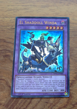 Yugioh-El Shaddoll Winda-Ultra Rare-1st Edition-MP15 EN093 (LP). Free UK Postage - Image 3