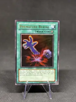 Yugioh! Pharaoh's Servant Premature Burial PSV-037 Ultra Rare - Vintage VLP/NM - Image 1