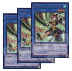 Yugioh - Nekroz of Clausolas x 3 - 1st Edition Ultra Rare NM - Free Holo Card - Image 1