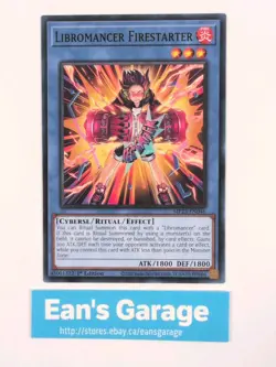 YuGiOh Libromancer Firestarter 1st Edition MP23-EN046 Dueling Heroes common - MN - Image 1