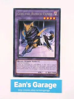 YuGiOh Geri The Runick Fangs 1st Edition MP23-EN251 Dueling Heroes Rare - MN - Image 1