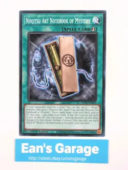 YuGiOh Ninjitsu Art Notebook of Mystery 1st Ed. MP23-EN201 Dueling Heroes common - Image 1