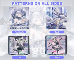 Card Deck Box Fits for YGO MTG,100+ Card Storage Box Trading Games PU Leather St - Image 3