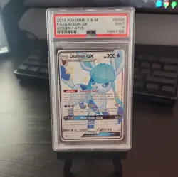 Glaceon GX - PSA 9 - SV55/SV94 - Hidden Fates - Graded Pokemon Card - Image 1