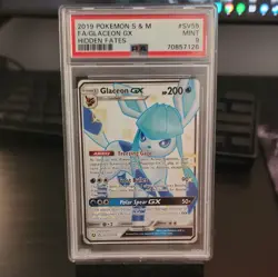 Glaceon GX - PSA 9 - SV55/SV94 - Hidden Fates - Graded Pokemon Card - Image 4