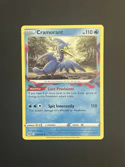 Cramorant 50/196 2022 Non Holo Rare Lost Origins Pokemon Card - Image 1