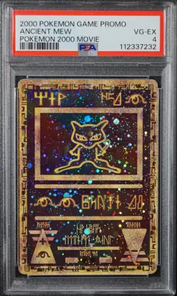 2000 Pokemon Ancient Mew PSA 4 VG-EX Pokemon Movie Game Promo Double Holo Card - Image 1