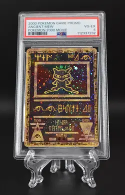 2000 Pokemon Ancient Mew PSA 4 VG-EX Pokemon Movie Game Promo Double Holo Card - Image 4