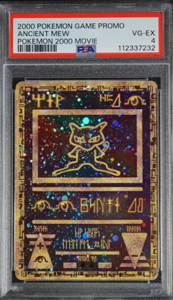 2000 Pokemon Ancient Mew PSA 4 VG-EX Pokemon Movie Game Promo Double Holo Card - Image 5