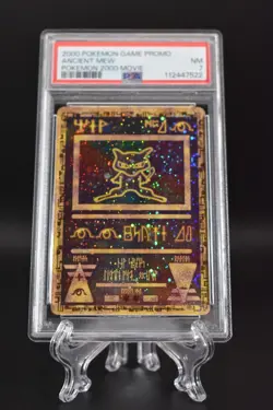 2000 Pokemon Ancient Mew PSA 7 NM Pokemon Movie Game Promo Double Holo Card - Image 4