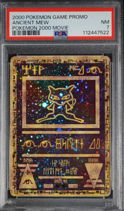 2000 Pokemon Ancient Mew PSA 7 NM Pokemon Movie Game Promo Double Holo Card - Image 5