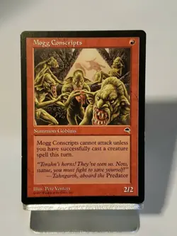 MTG Mogg Conscripts Tempest Regular Common Magic - Image 1