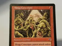 MTG Mogg Conscripts Tempest Regular Common Magic - Image 2