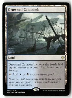Drowned Catacomb - Ixalan MTG NM - Image 1