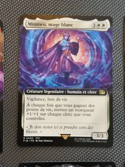 Mtg FIN Final Fantasy - Minnwu, Mage Blanc Minwu White FR-NM Extended French - Image 1