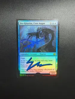 MTG Foil Artist Proof Signed Jin-Gitaxias, Core Augur /50 Iconic Masters Magic - Image 1