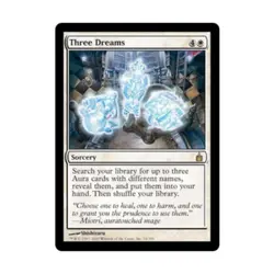 WOTC MtG Ravnica Three Dreams (R) (Foil) NM - Image 1