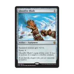 WOTC MtG Khans of Tarkir Ghostfire Blade (R) (Foil) NM - Image 1