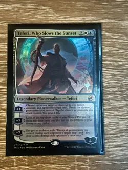 MTG Teferi, Who Slows the Sunset | Promo | Foil - Image 1
