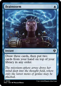 NM Brainstorm, MTG, Murders at Karlov Manor, Magic the Gathering, 96 - Image 1