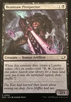 X2 Beamsaw Prospector MTG Edge of Eternities NF M/NM #0089 - Image 1