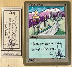 MTG Time Walk Altered Brussels World Championships Amy WEBER - Image 1