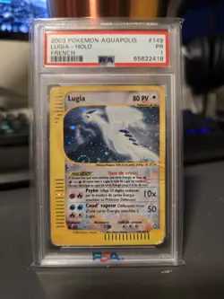 Pokemon Lugia Aquapolis Crystal Type Holo Rare #149 PSA 1 - Image 1
