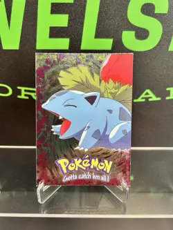 Topps Pokemon TV Animation 1999 Series 1 Ivysaur #02 (E2 of 12) Holo Card - Image 1