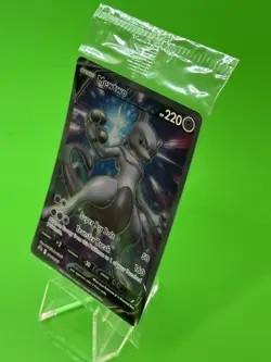 Pokemon Mewtwo V Pokemon Go Black Star Promo SWSH229 Sealed!!! - Image 3