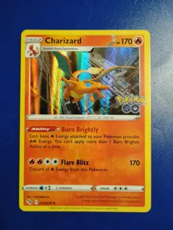2022 Pokemon TCG Charizard 010/078 Holo Pokemon Go LP - Image 1