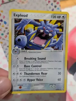 Pokemon TCG - Exploud 6/101 Holo Rare - Hidden Legends - LP - Image 1