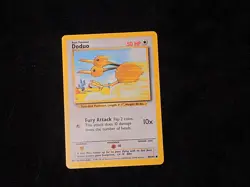 Doduo Base Set Pokemon Regular Lightly Played - Image 1