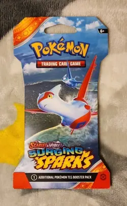Pokemon Surging Sparks Booster Pack 10 Cards SEALED - Image 1