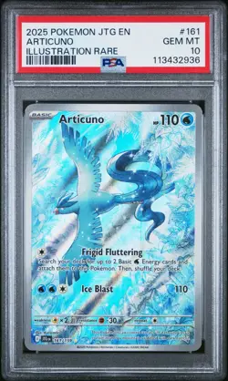 PSA 10 GEM MT - Articuno IR 161/159 Pokemon SV09 Journey Together - Image 1