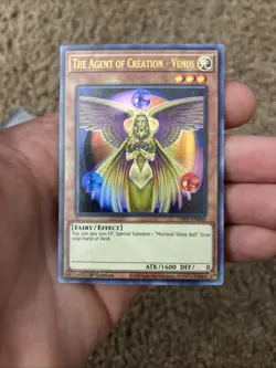 Yugioh! THE AGENT OF CREATION VENUS GFP2-EN049 Ultra Rare 1st Edition NEAR MINT+ - Image 2